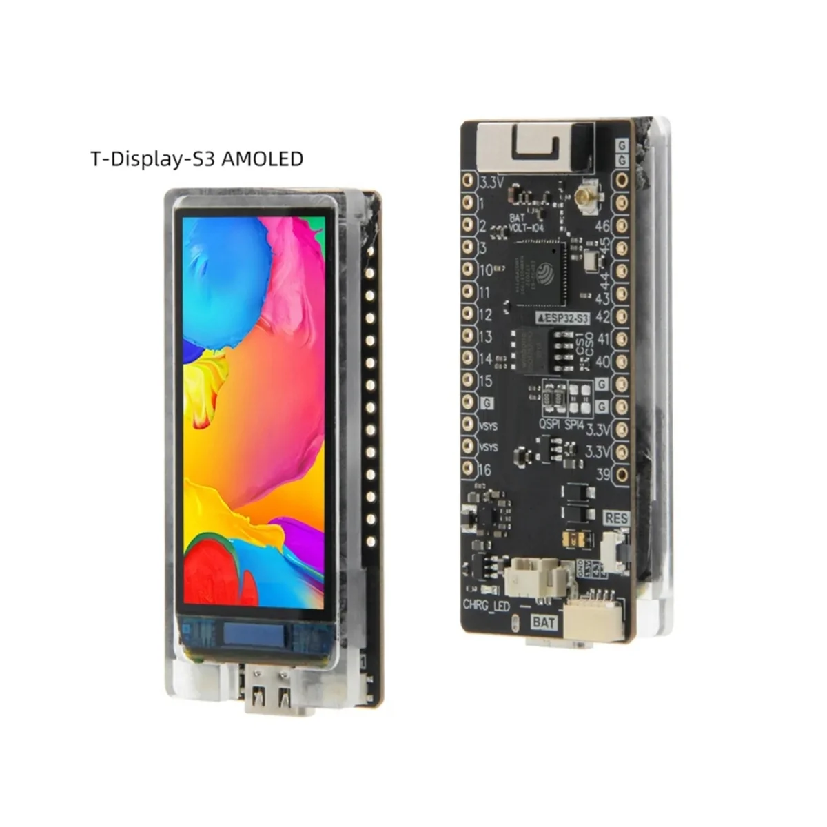 LILYGO T-Display-S3 AMOLED Development Boards for Smart Home Automation System ESP32-S3+1.91 Inch AMOLED Display Modules