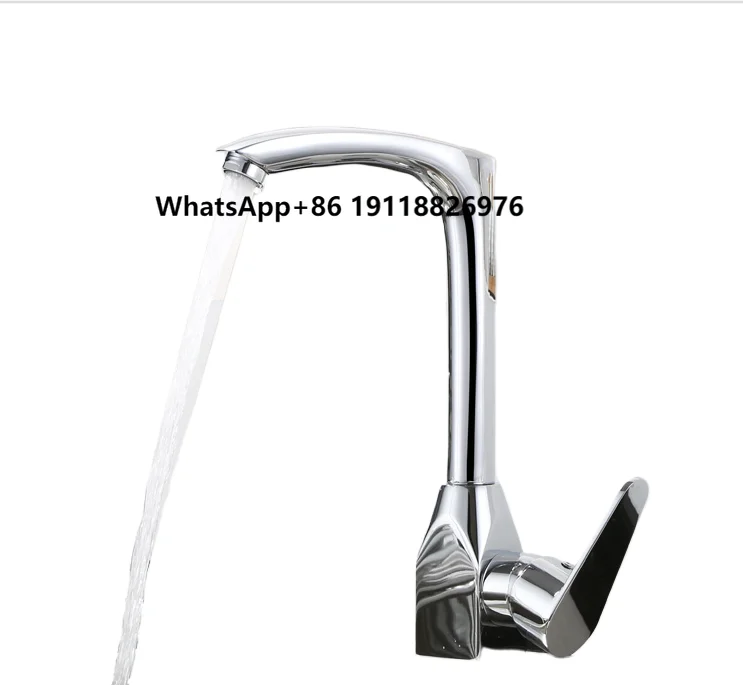 

MLFALLS M3070C Высококачественный хромированный коммерческий кухонный смеситель для отелей