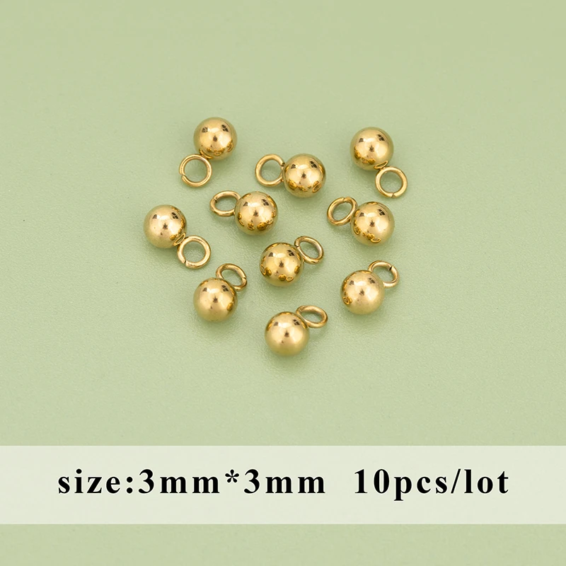 assoonas, eine Packung/Los, MH62, Schmuckzubehör, 18k vergoldet, 316L Edelstahl, handgefertigt, Anhänger, Verbindungsstücke, Schmuckherstellung – Detail 5