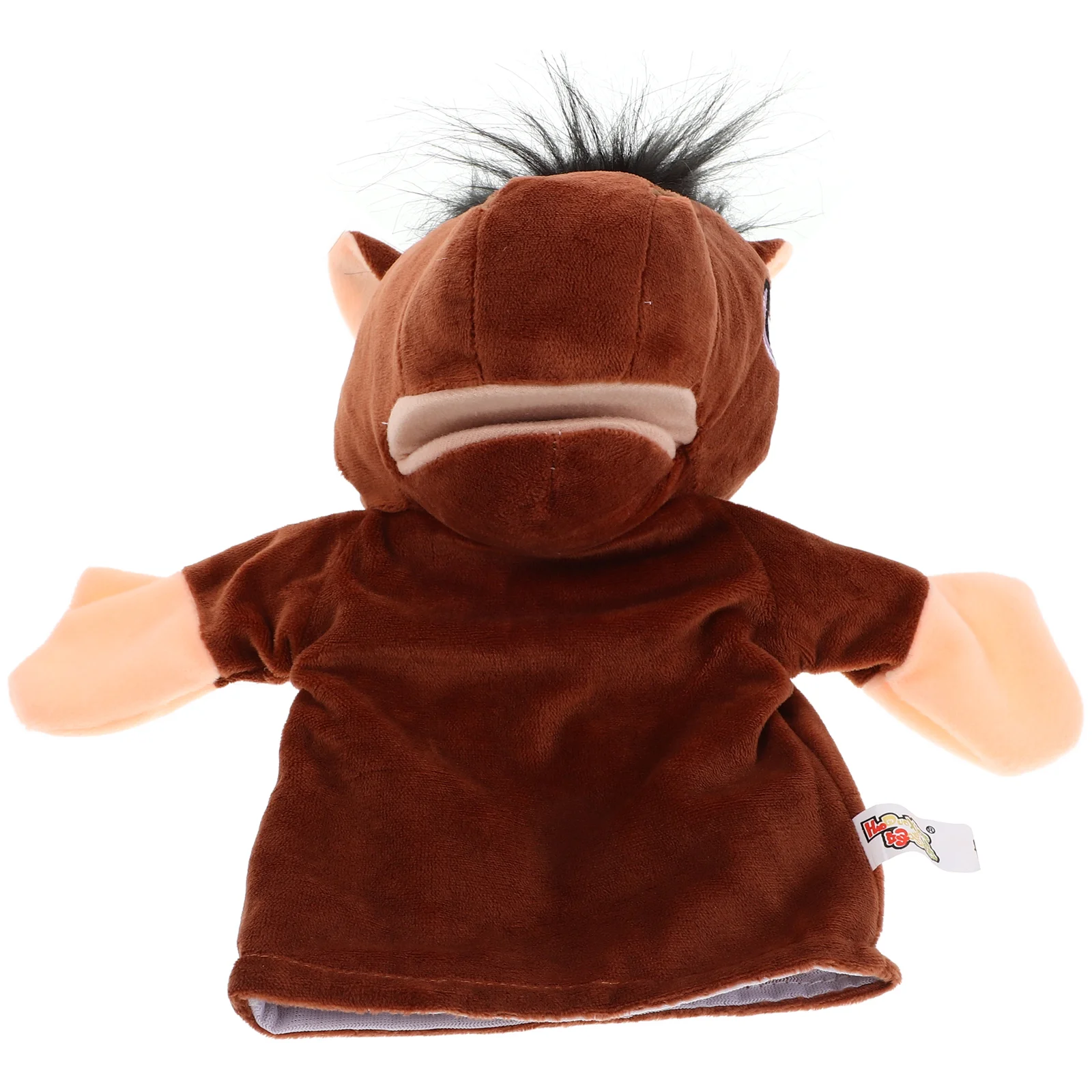 Stofftier-Handpuppe, Pferd, Plüsch mit beweglichem Mund, Geschichtenerzählung, Strumpffüller für Babys