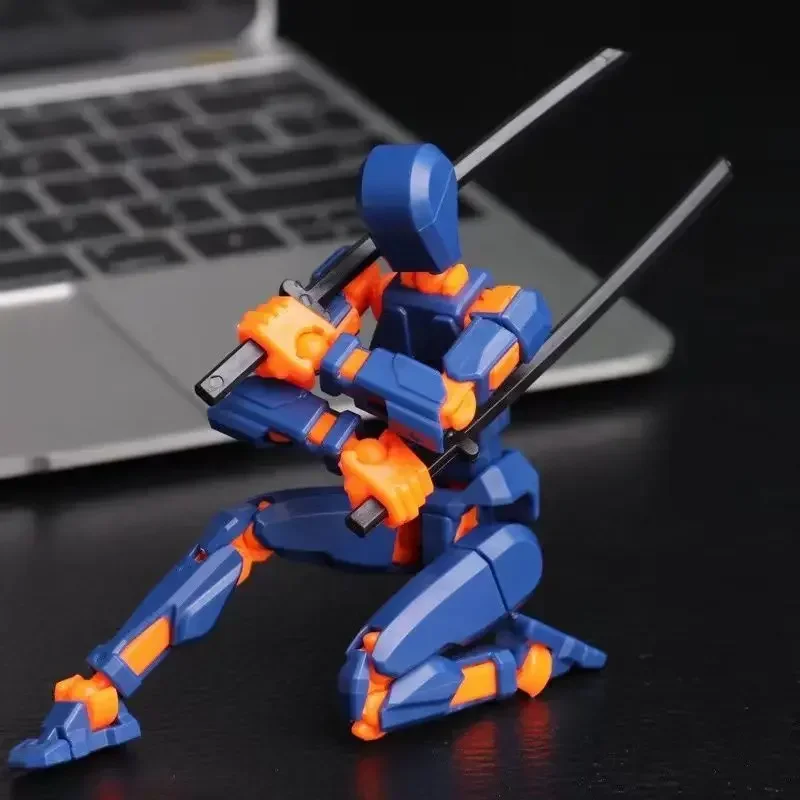 Titan 13 Anime-Figur, mehrfach gegliederter Shapeshift-Roboter, 3D-gedruckte Actionfigur, bewegliches Glücksspielzeug mit mehreren Gelenken, Halloween-Geschenk