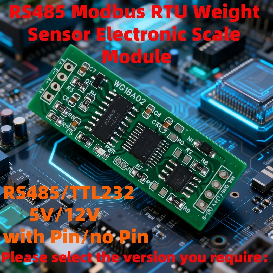 

10 шт. WG18A02 RS485 Modbus RTU датчик веса электронный модуль весов