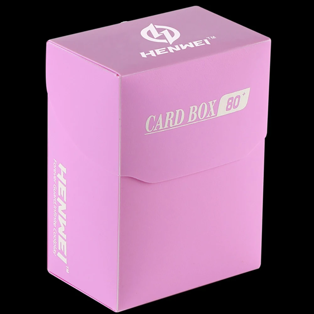 80 + Card Deck Box PP Materiaal Draagbare Veel Kleur TCG Kaarten Case voor MTG/YGO/TCG verzamelen PP Opslag