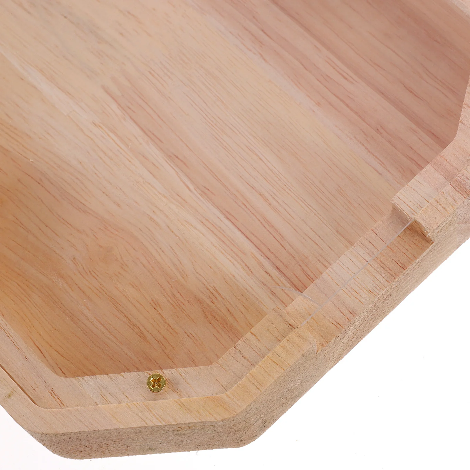 

Wooden Piggy Bank Clear Durable Coin Saving Jar Desktop Money Box for Kids Room Decoration Wooden Piggy Bank Money Saving Box