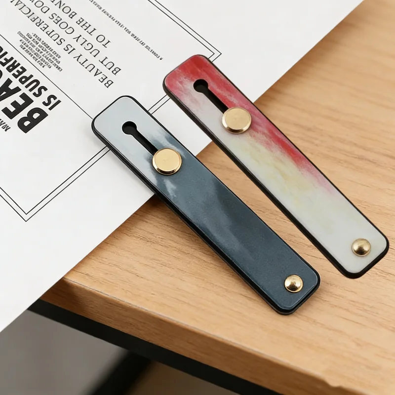 2pcs Mobile Phone Watercolor Bracket Portable Finger Strap Cellphone Case Stand Finger Ring Grip Holder Phone Stand for iPhone