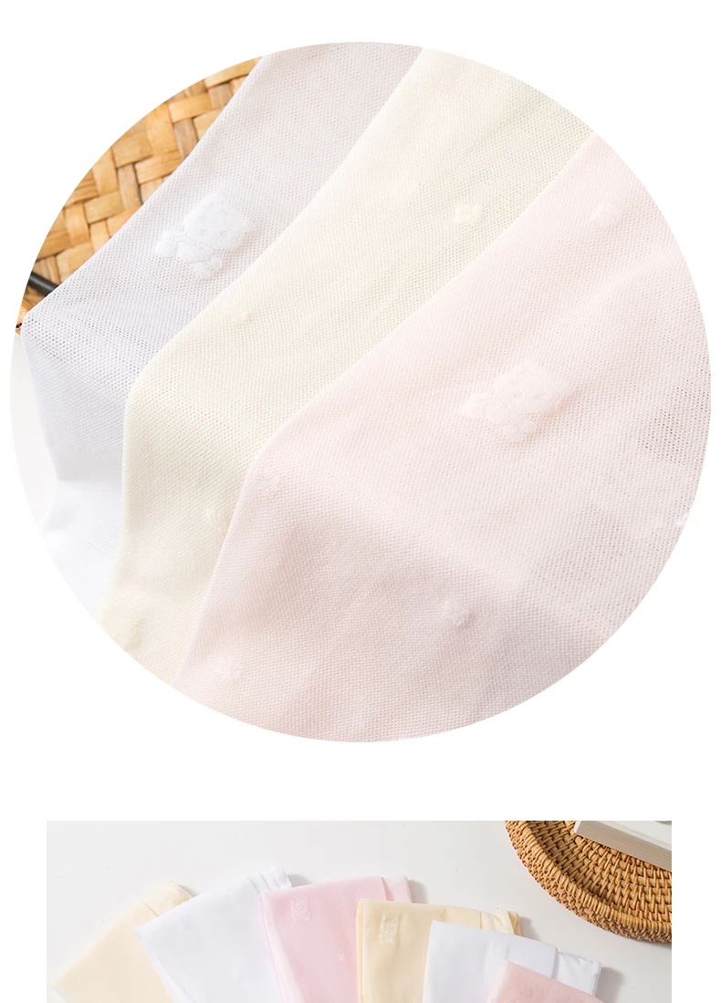 Prinzessin Mädchen Ultradünne Transparente Sommer Lolita Strumpfhosen Mesh Atmungsaktive Kinder Leggings Gestickte Bär Baby Kawaii Strumpfhosen – Detail 12