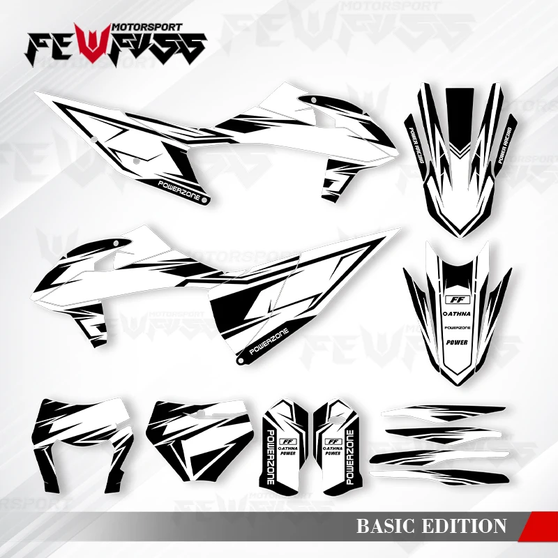 

Fewfuss графические наклейки наклейки мотоцикл фон на заказ для KTM SX SXF XC XCF 2019-2022 EXC EXCF XCW 2020-2023 011