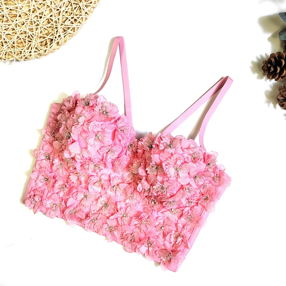 زي الرقص الشرقي للسيدات البالغات المخصص مع حزام ضيق لزهر الكمثرى الخارجي بدون حمالات