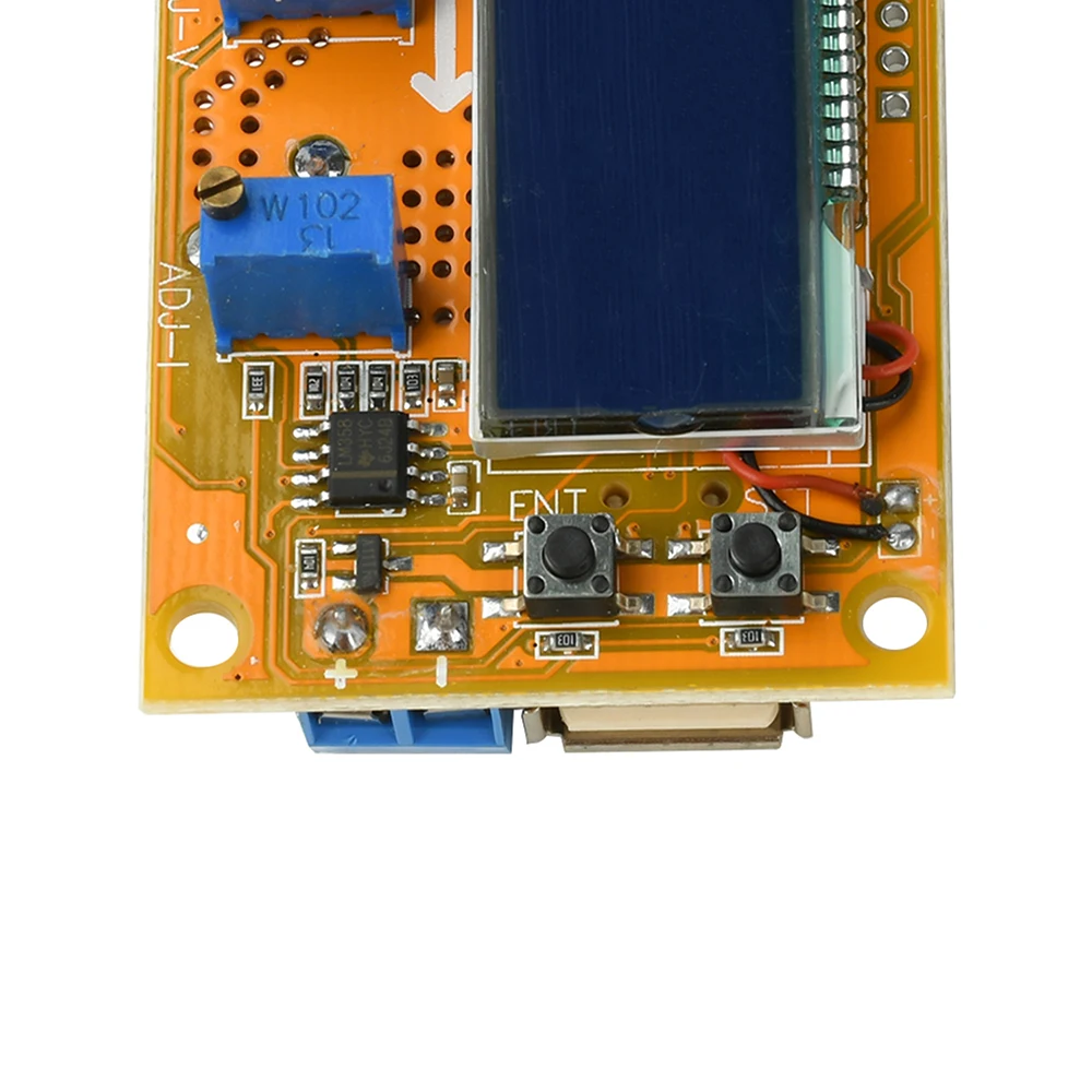DC-DC 8V-36V to 1.25V-32V 4.2A Adjustable Step-Down Power Module with LCD Screen Constant Voltage Current Module