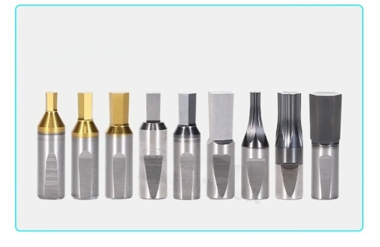 1PC CT08/CT16 Rotary HSS-Tin/HSS-TiCN Rotary Broaching Tool Punching Cutter Inner Hexagon for Copper/aluminum/stainless Steel