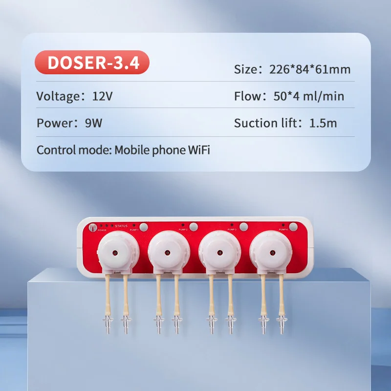 Jebao Jecod DOSER MD WIFI Controle Waterpomp Filter Auto Doseerpomp Automatische Marine Reef 12V 3W 9W Aquaria Accessoires