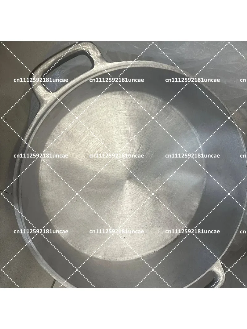 Thickened Handmade Aluminum Pancake Pan Flat Bottom Kun Style Cooking Pot