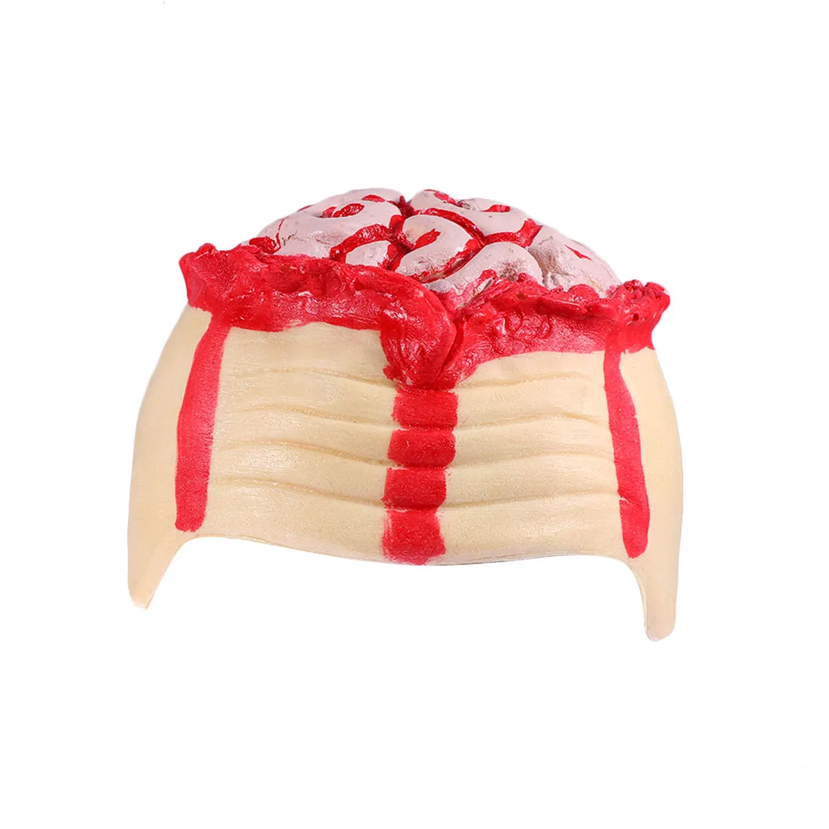 

Мозговая шляпа, кровавый реалистичный дизайн, костюм на Хэллоуин, головной убор для маскарада, реквизит для ролевых игр, шапки на Хэллоуин для мужчин