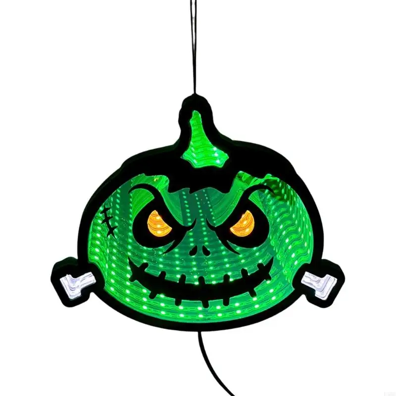 D5BE Halloween Wall Light with Acrylic Tunnel Decorative for Seasonal Decor