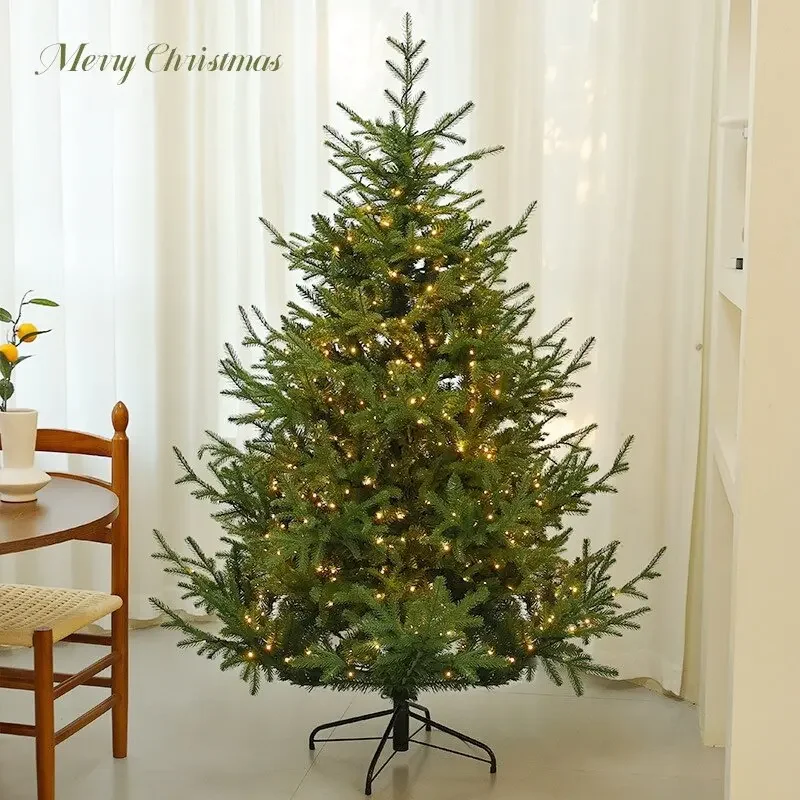 

Artificial Christmas Tree with LED Lights PE + PVC Material Party Atmosphere Decoration Home New Year