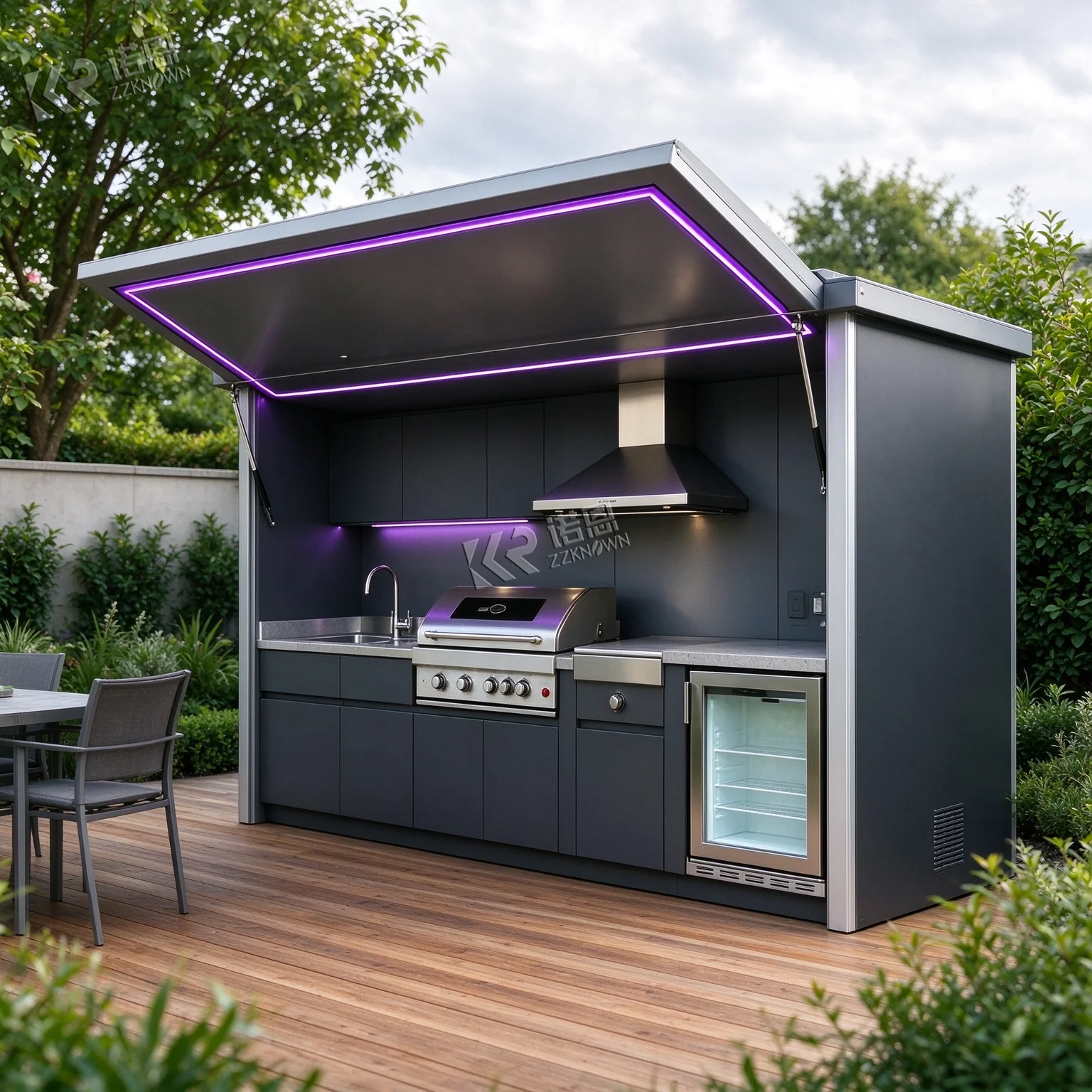 Toasted Flatbread Dedicated Practical Outdoor Kitchen For Savory Focaccia Baking Outdoor Kitchen