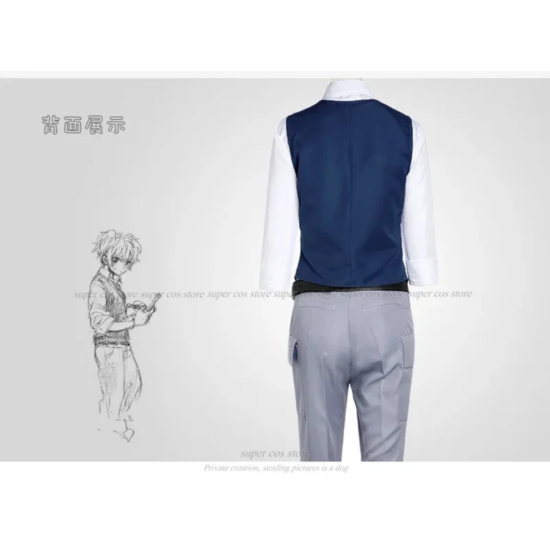 

CyAnime Assassination Classroom Shiota Nagisa Cosplay Costumes Wig Tie Vest Halloween Christmas Party Uniform Unisex Daily Leisu