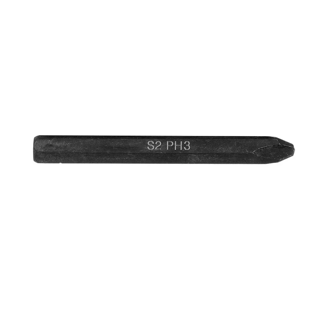 1Pc ไขควงบิต80มม.S2เหล็ก Hex Shank Impact ไฟฟ้าไขควง Bits PH1 PH2 PH3ช่างไม้งานไม้เครื่องมือ