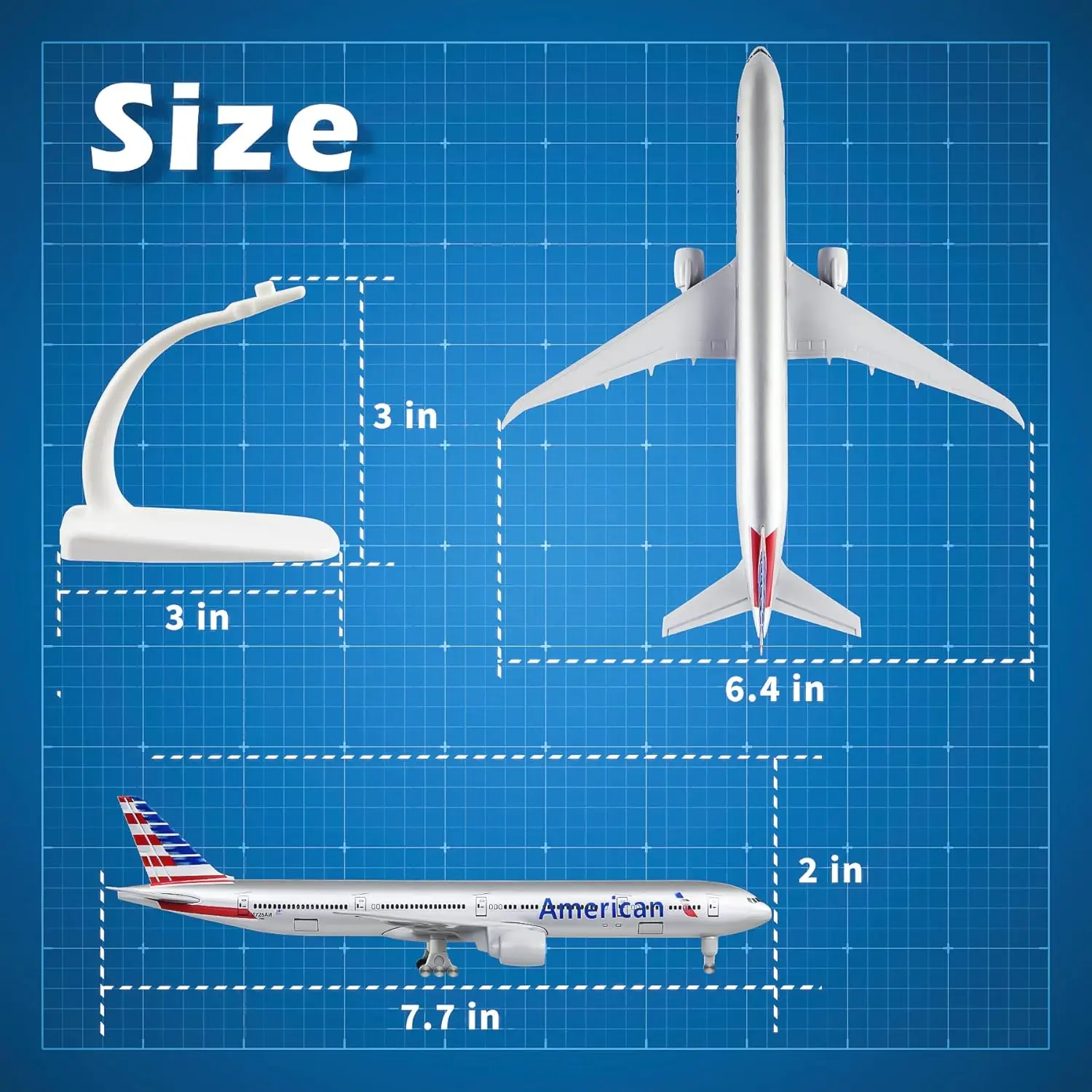 20 سنتيمتر لأمريكا B777 نموذج طائرة نموذج طائرة معدنية مصنوعة من خليط معدني مناسبة لعرض المجموعة #5