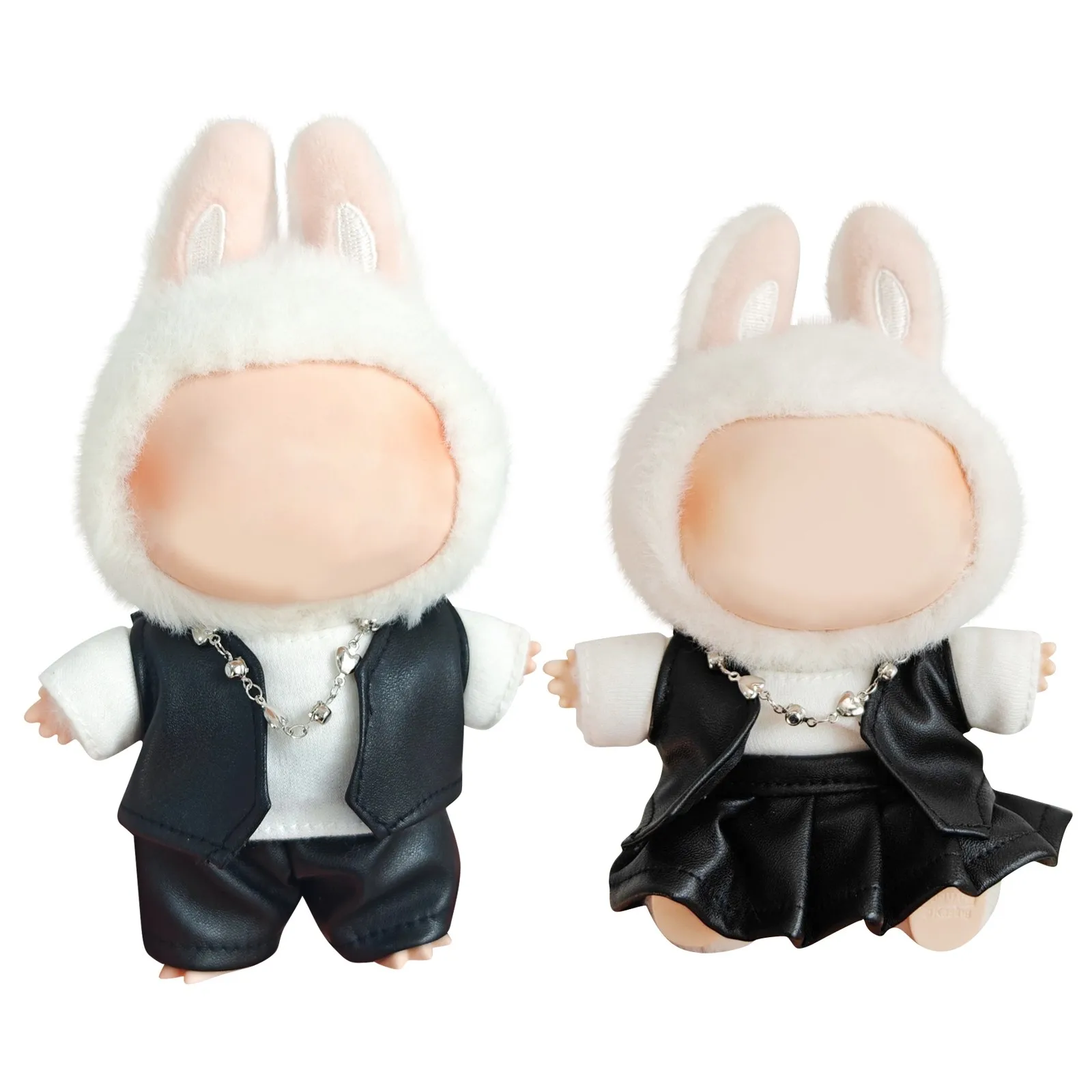 Для детской одежды Labubu 17 см, серия кукольной одежды Macaron для современного стиля наряда labubu