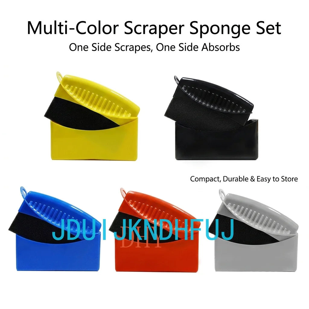 Car Wheel Polishing Waxing Sponge Brush Tire Cleaning Contour Dressing Applicator Pads for Trim Corners Auto Detailing Tool
