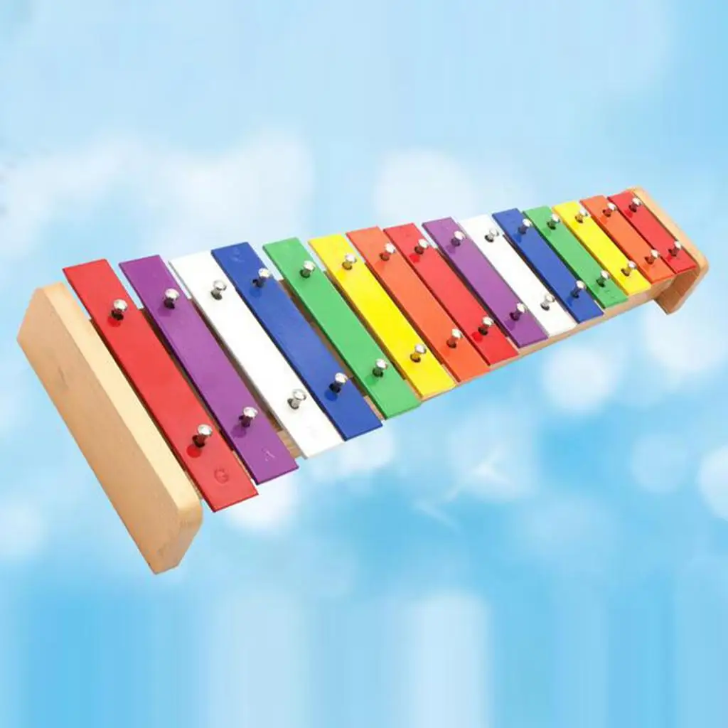 15-notes Glockenspiel Xylophone Toy for Kids Children Music Early Learning