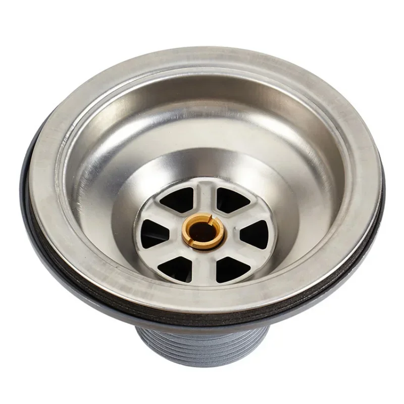 

1PCS Stainless Steel Sink Drain Basin Drainer Waste Strainer Plug Waste Basket Sealing Lid Kitchen Bathroom Accessories