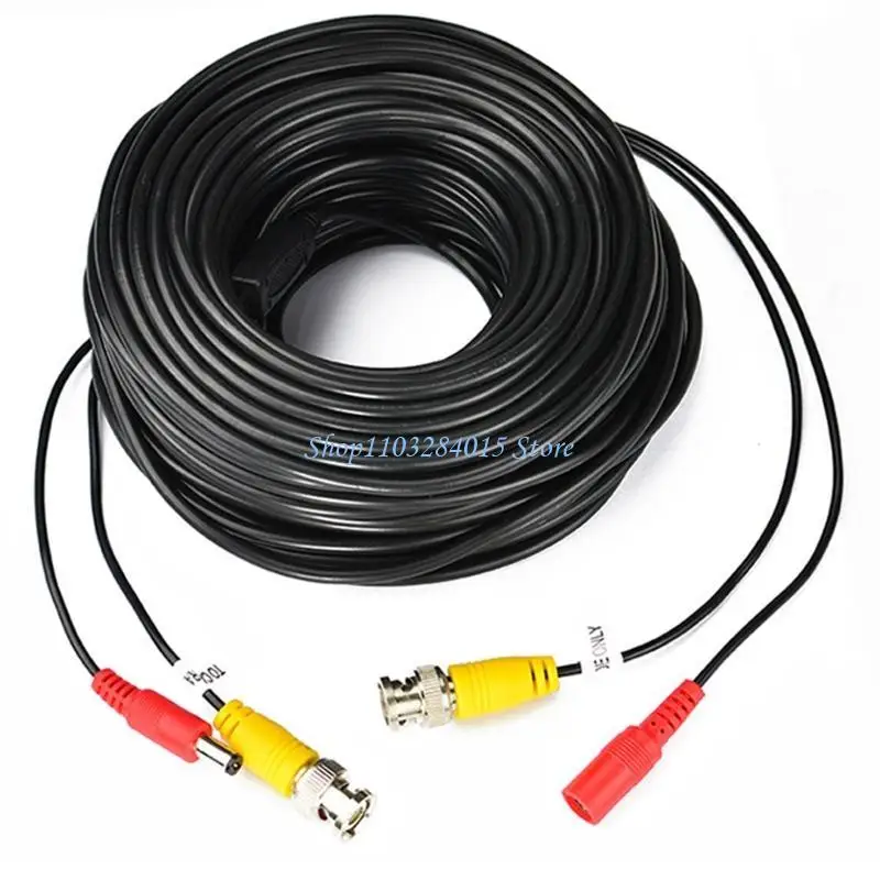 R6FF BNC Video Cable Security CCTV Camera for DC Power Copper AHD CVI Surveillan