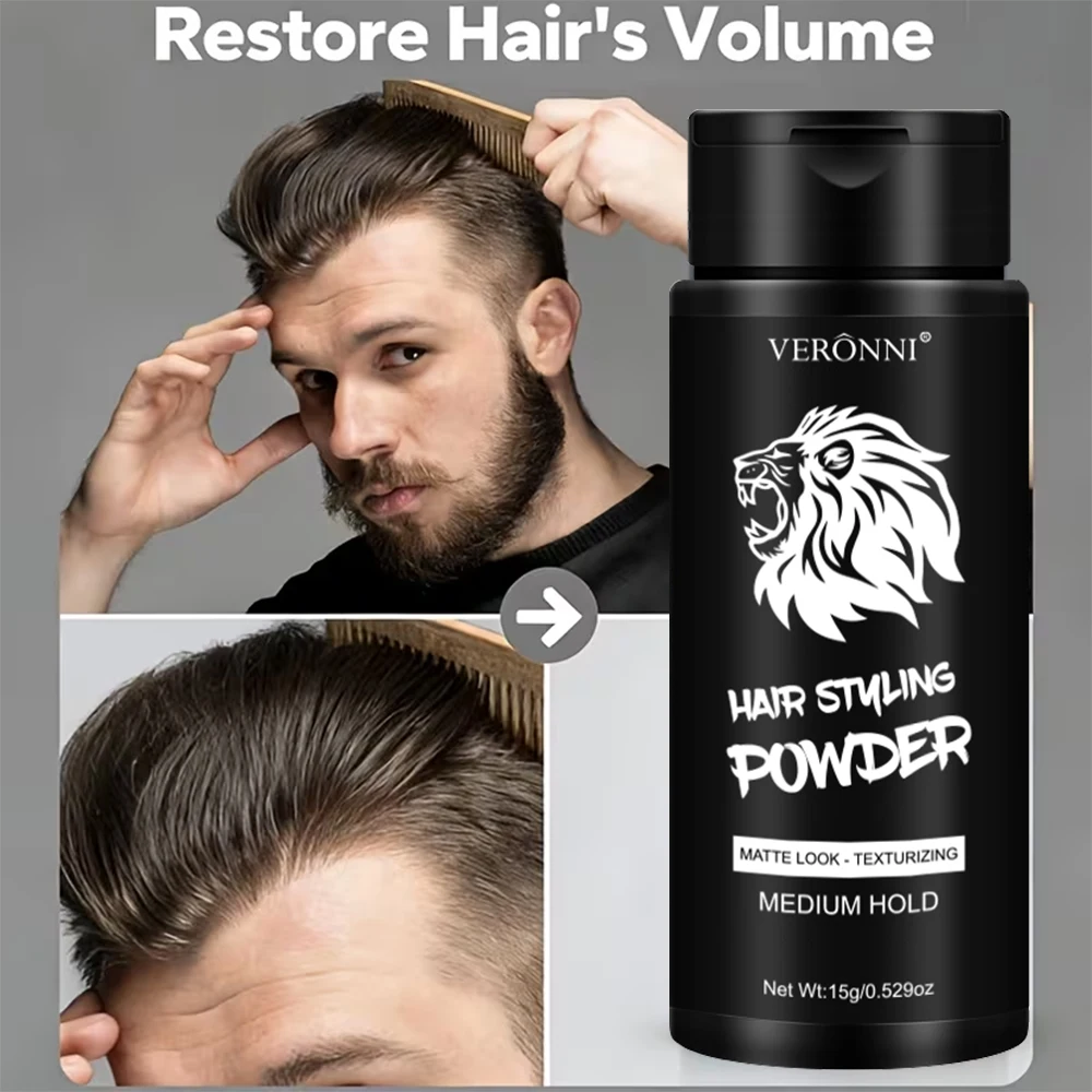 Hair Volume Styling Powder Matte Finish Oil Control Texturizing Medium Hold Fluffy Hair Powder