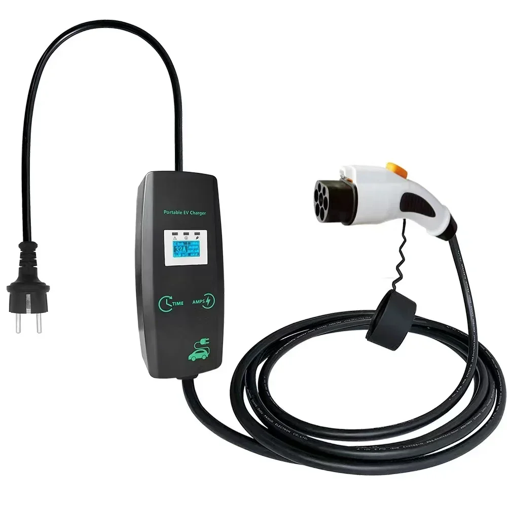 Portable charging line for electric vehicle on-board charger European and national standard, waterproof 12v 24v 36v 48v