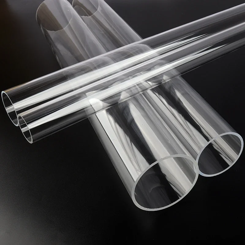 

1pc 50cm Length O.D 50-110mm Acrylic Clear Pipe Fish Tank Aquarium Supplies Hydroponics Watering Garden Plexiglass Tube Cannula