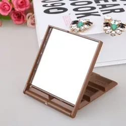 Salon Decorative Chocolate Mirror Square Kawaii Make Up Mirror Unique Plastic Vanity Mirror Students