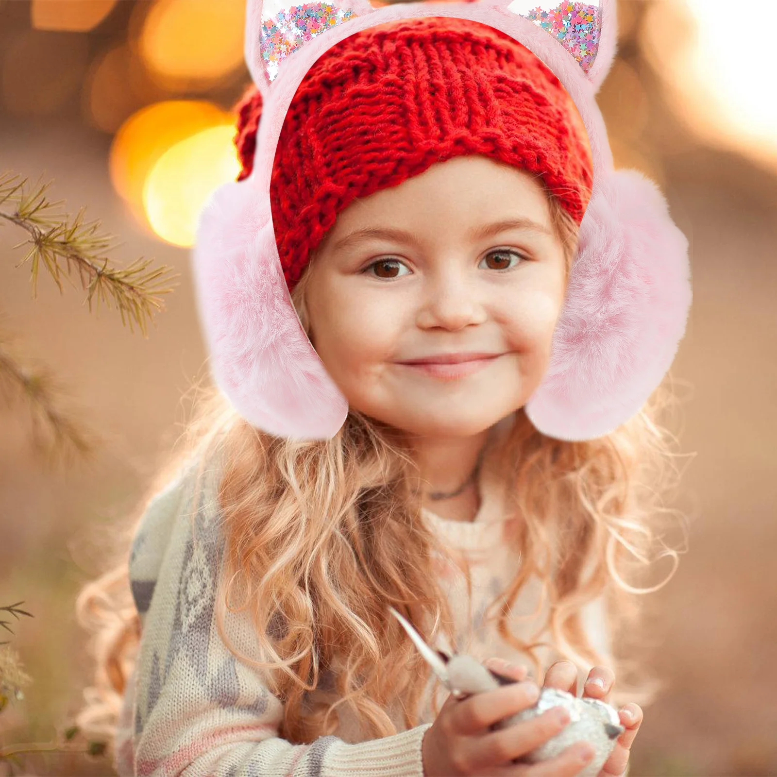 لتدفئة الأذن القابلة للطي لحماية الأذن في الشتاء وإكسسوارات غطاء للأذنين للتزلج في الهواء الطلق #5