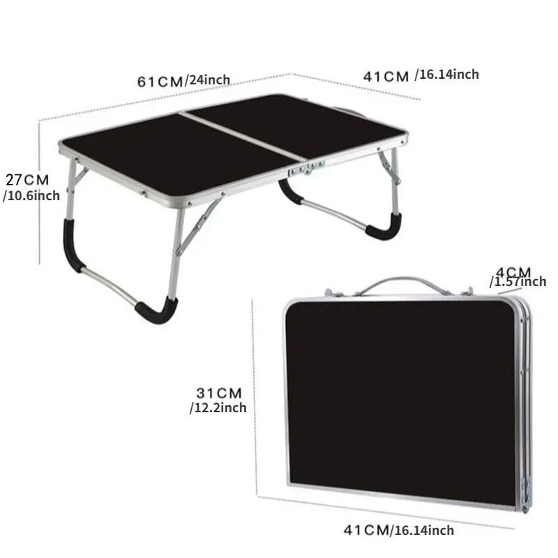 Portable Outdoor Folding Table Camping Picnic Aluminium Alloy Laptop Desk Computer Table Water Durable Proof Ultra-light