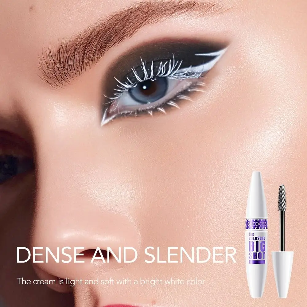 New Eye Makeup Tool White Eyelash Primer Waterproof Anti-Smudge Eyelash Base Cream Lengthening Thicken Mascara Cosmetic