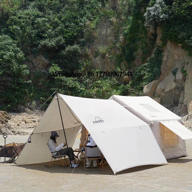 

Популярная палатка для кемпинга из хлопчатобумажной ткани Coody 8, надувная палатка для кемпинга и глэмпинга снаружи