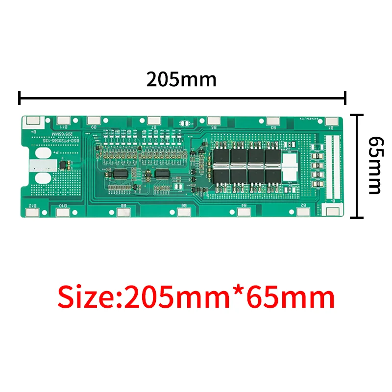 Bisida BMS 13S 48V 30A 18650 akumulator litowy panel ochronny do e-skuterów, rowery elektryczne energia słoneczna