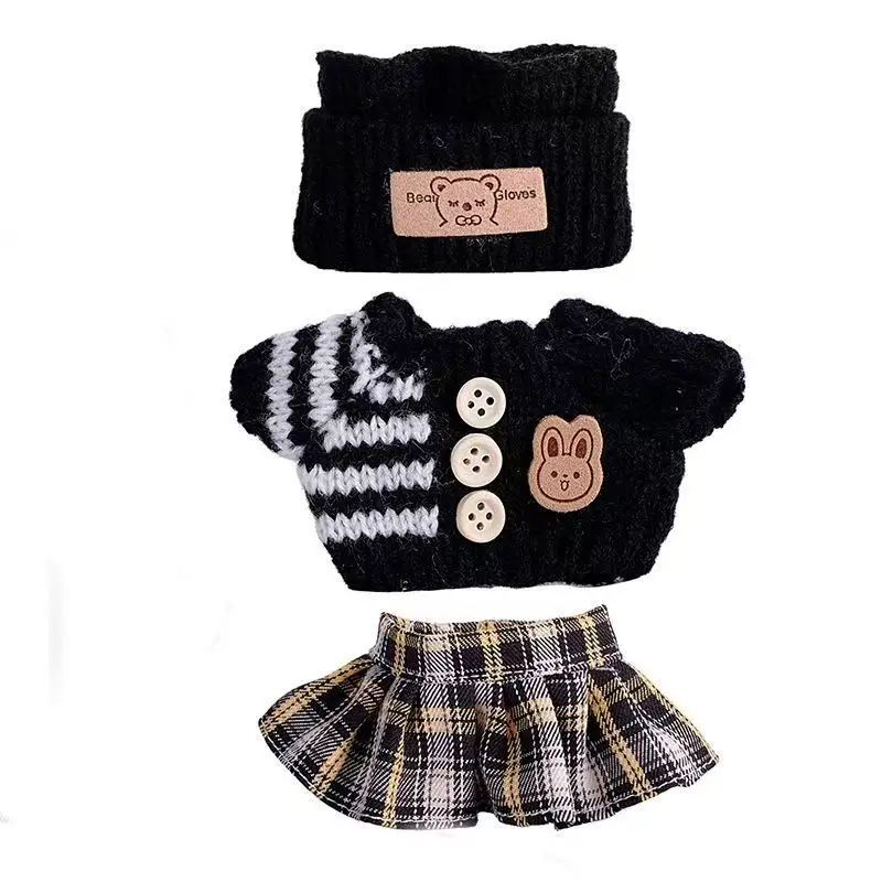 

Sweater Clothing Set For Labubu Doll Clothing Cute Sweater Set 17cm Clothing Set Doll DIY Accessories Training Games Toy Gifts