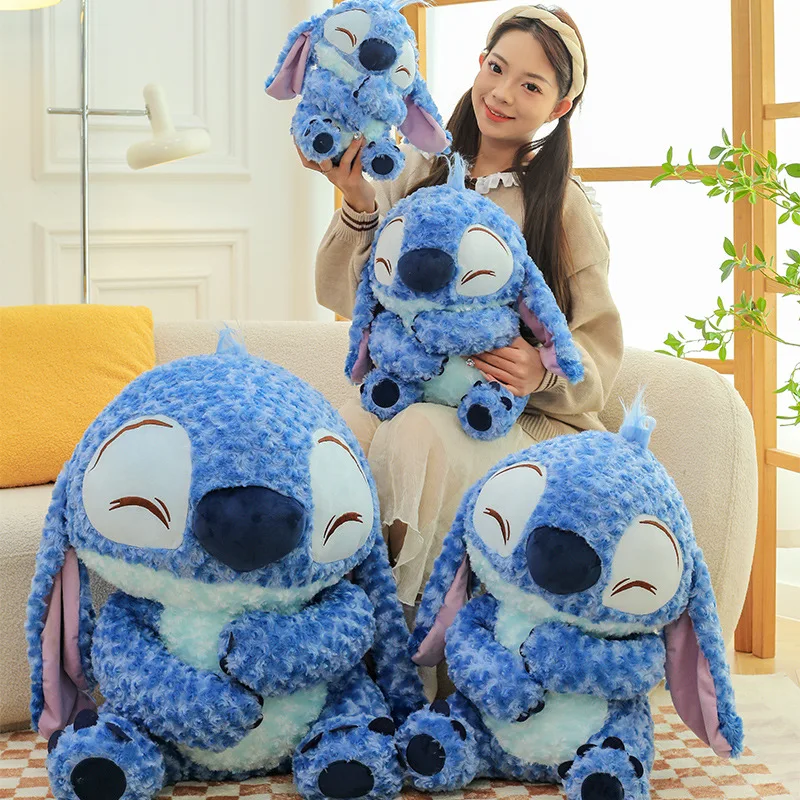 Pluszak Stitch Kawaii, pluszowa lalka, puszysty aniołek pies, wypchane zwierzątko, prezent urodzinowy dla dzieci, miękka zabawka, hurtownia fabryczna, sprzedaż transgraniczna