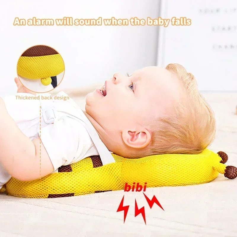 Head Back Protector Baby Protect Pillow Learn Walk Headgear Prevent Injured Safety Pad  Prevention Fall Cartoon Bee Kids Pillows