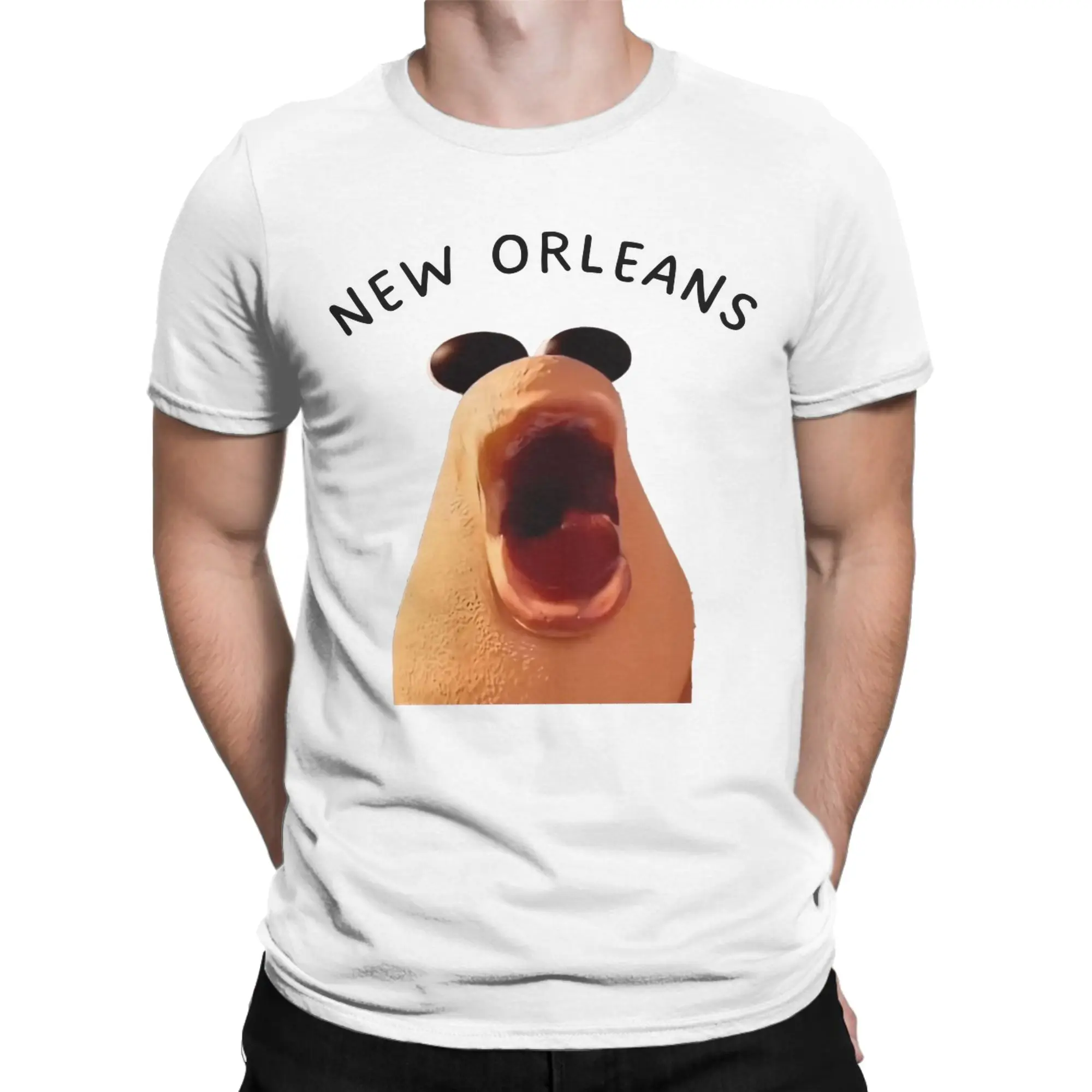 الرجال النساء طباعة مضحك روبرت مساعدة ماركوس الدودة تي شيرت تي شيرت القطن الخالص تي شيرت الملابس