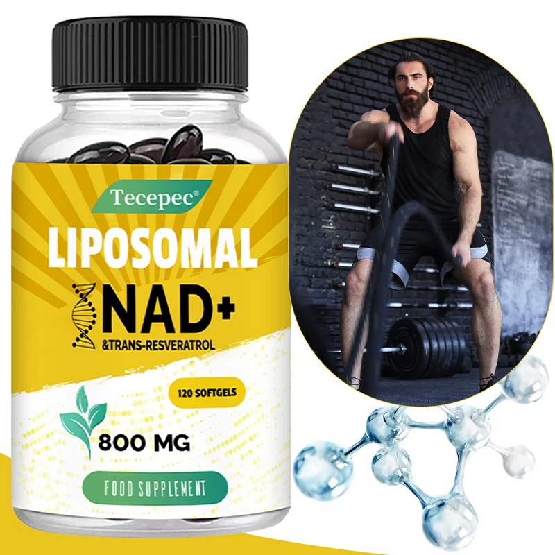 

Liposomal NAD Supplement - Aging Defense, Cellular Energy, Heart & Brain Function, Promote Metabolism - 120 Capsules
