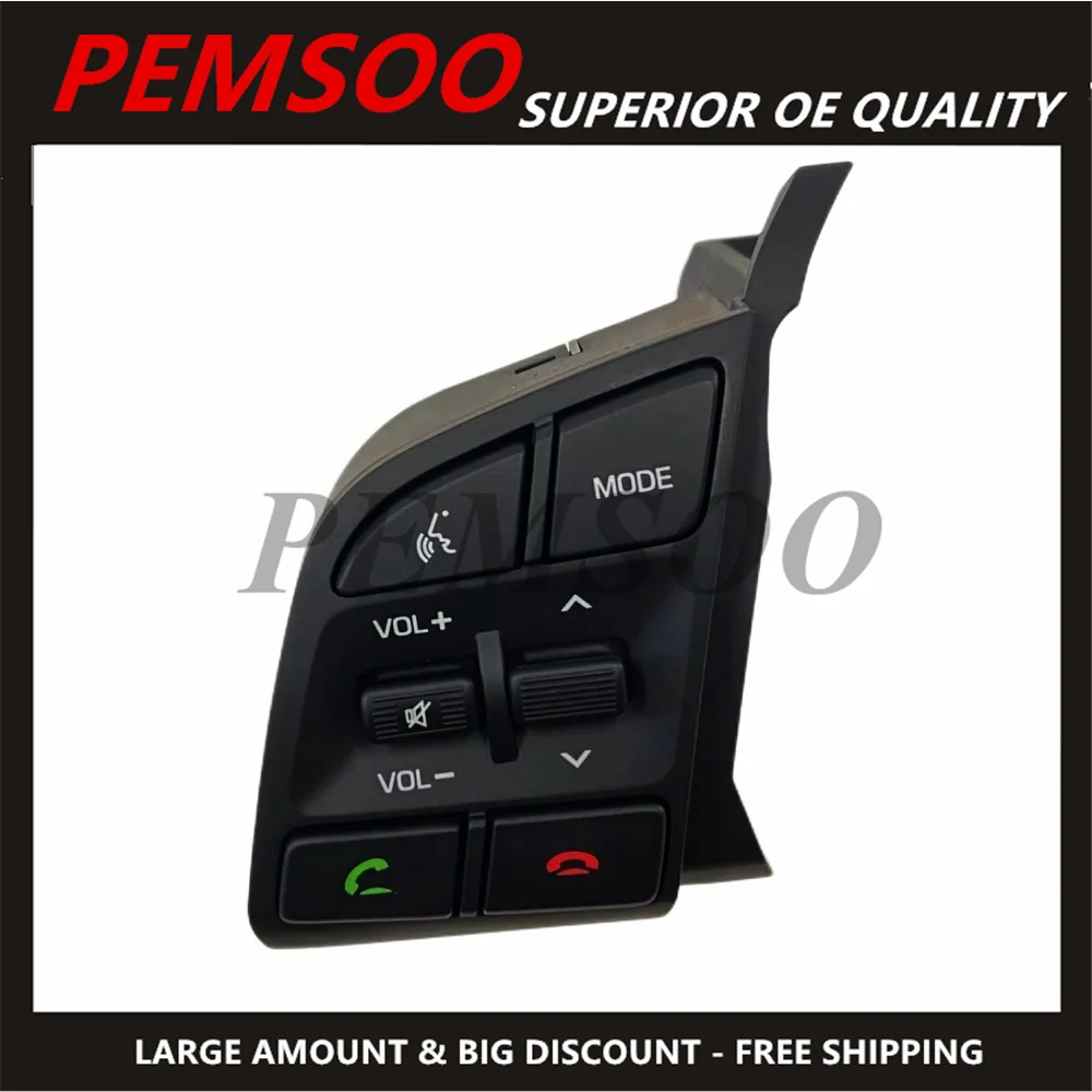 Steering Wheel Remote Control Switch Left 96710-D3500 96710-D35004X for Hyundai Tucson 2016+ TL Bluetooth Button Music Switch