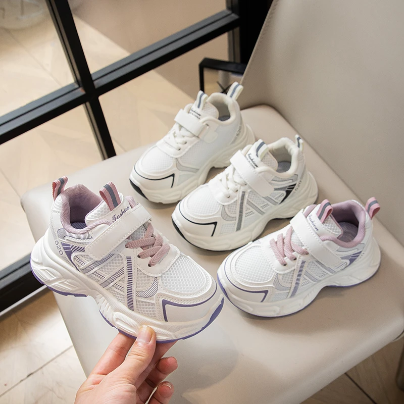 

Детские кроссовки, повседневная обувь для детей, модные кроссовки для фитнеса для мальчиков и девочек, удобная обувь для ежедневной носки, дышащая сетчатая ткань