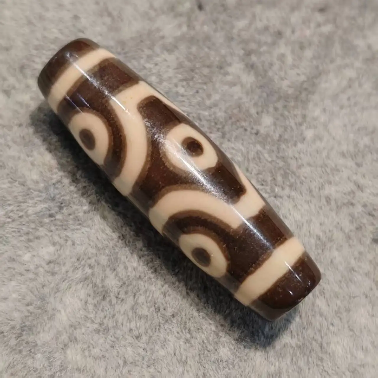 

1 шт. Тайваньский агатовый бусиновый кулон глубокого кофейного цвета без покрытия, аксессуар для DIY, бусина Дзи