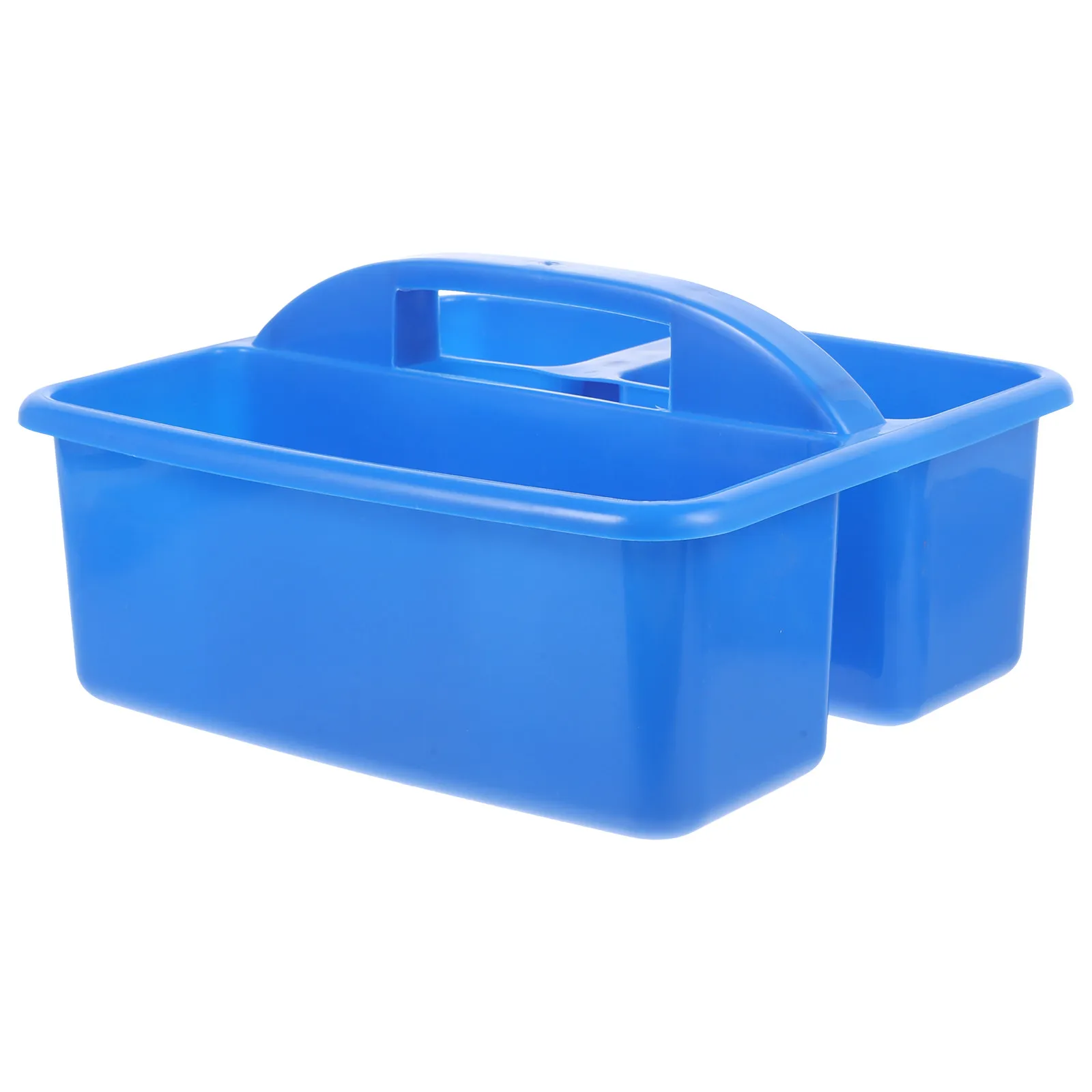 Plastic Storage Container with Handles Large Capacity Art Supply Organizer Portable Painting Tool Holder School Desktop