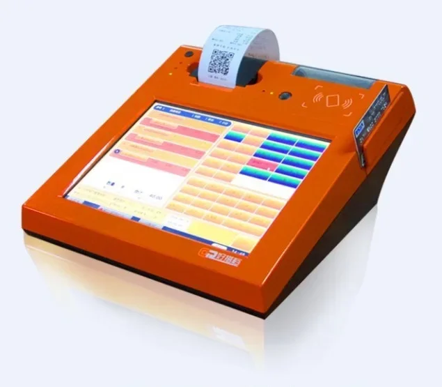 

POS-система Android/Linux, 12-дюймовый сенсорный экран «все в одном» с сопротивлением POS-устройства и термопринтером 58 мм