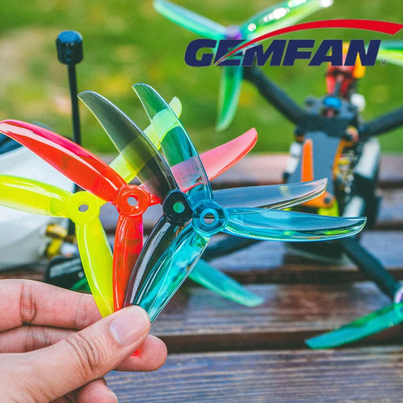 Gemfan VANOVER 5136 3ใบพัดพีซีใบพัดสำหรับ FPV Freestyle Quadcopter โดรนแข่ง5นิ้ว Props Multirotor ชิ้นส่วน DIY 6คู่/12Pcs