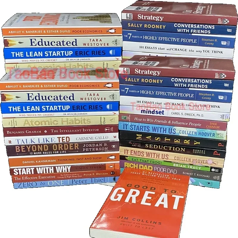 29 Books English Original Poor Dad Rich Dad Investment Philosophy Economic Management Business Review Full Set Livre Livro Novel