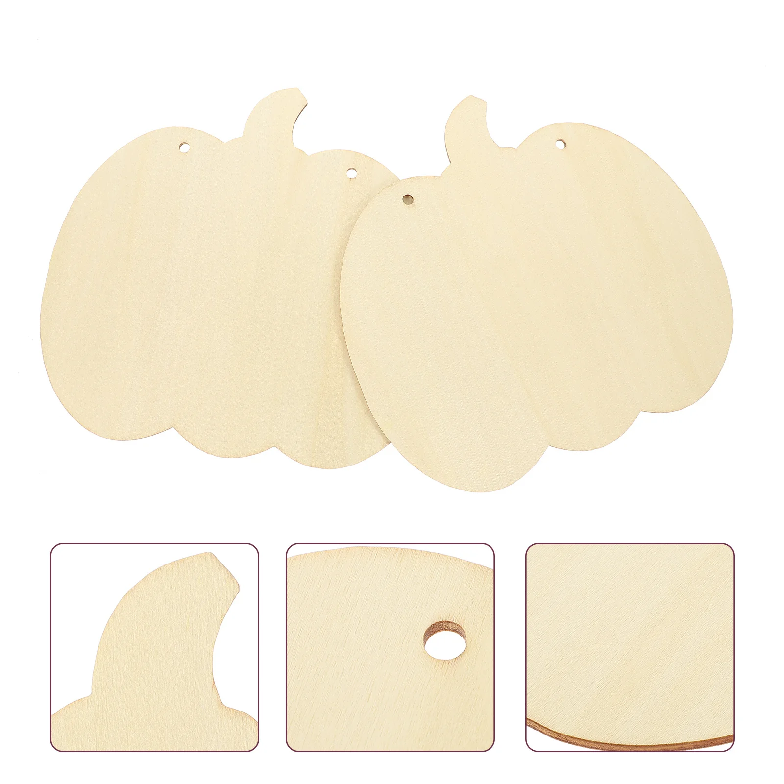 

8Pcs Wooden Pumpkin Unfinished Wood Tags for DIY Craft Supplies Halloween Decorations Living Room Bedroom Wood Craft
